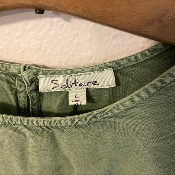 Solitaire Embroidered Tiered Rayon Blouse - Picture 3 of 7